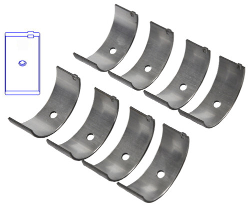 Enginetech BB631J.50 .50mm Undersize Rod Bearing Set for 1987-2004 Ford Mercury 1.9L/2.0L I4 - Complete Connecting Rod Bearing Set