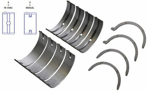 Enginetech BC422J.020 0.020 Undersize Main Bearing Set for 1987-2005 Dodge Chrysler Plymouth 2.5L/3.0L - Complete OEM-Spec Main Bearing Set