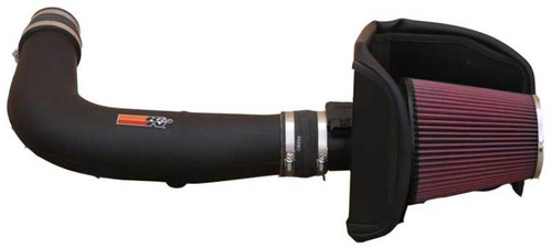 K&N 57-2557 57 Series FIPK Performance Air Intake System for 2004-2005 Ford F-150 - Red Cotton Gauze Filter, Gen II