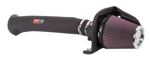 K&N 57-2543 57 Series FIPK Performance Air Intake System for 1994-1996 Ford Bronco, F-150, F-250, F-350 With Mass Air Sensor - Red Cotton Gauze Filter, Gen II