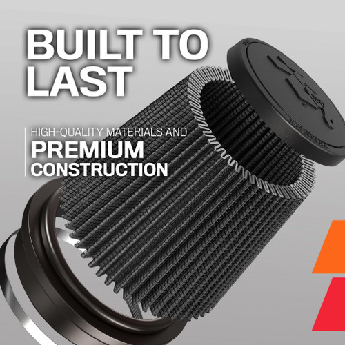 K&N Universal Air Filter (4in. Flange / 6in. Base / 5.25in. Top OD /