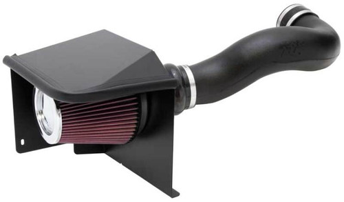 K&N 57-3058 57 Series FIPK Performance Air Intake System for 2007-2008 Cadillac, Chevrolet, GMC Avalanche, Escalade, Escalade ESV, Escalade EXT, Sierra - Red Cotton Gauze Filter, Gen II