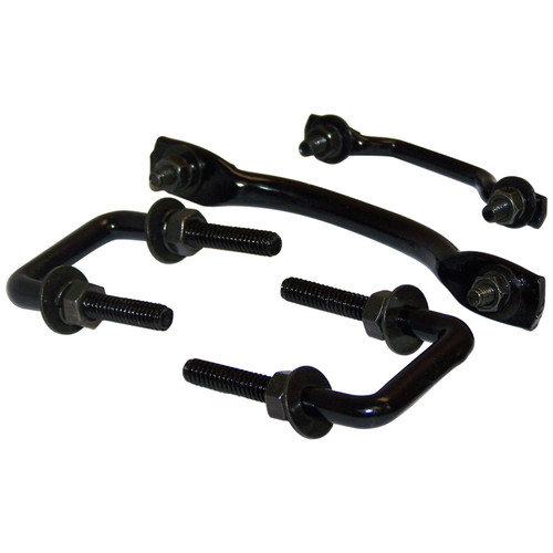 RT Off-Road RT26022 Windshield Tie Down Kit Front - Fits 1987-1995 Jeep CJ-8