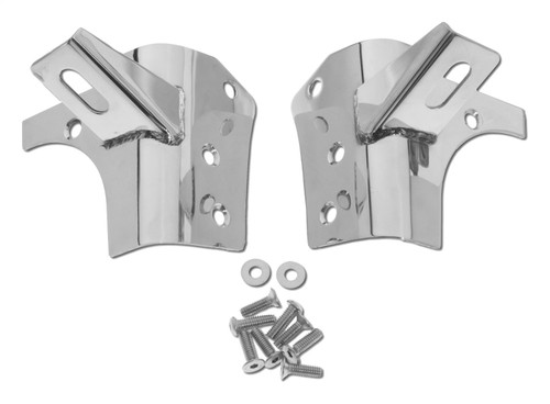 RT Off-Road RT34067 Stainless Steel Windshield Light Mount Brackets for 1997-2006 Jeep TJ Wrangler