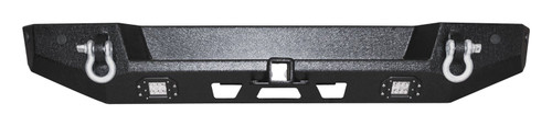 RT Off-Road RT20047 Heavy Duty Rear Bumper for 2018+ Jeep JL Wrangler w/ Hitch, Features Stinger & Flush-Mount LED Lamps, Includes 2