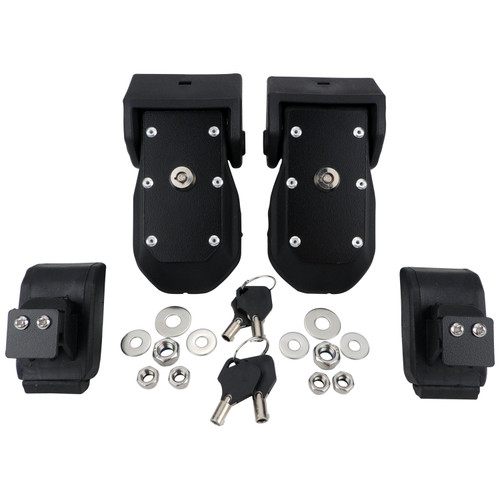 RT Off-Road RT26092 Hood Catch Lock Left & Right Upper & Lower - Fits 2018-2024 Jeep JT Gladiator