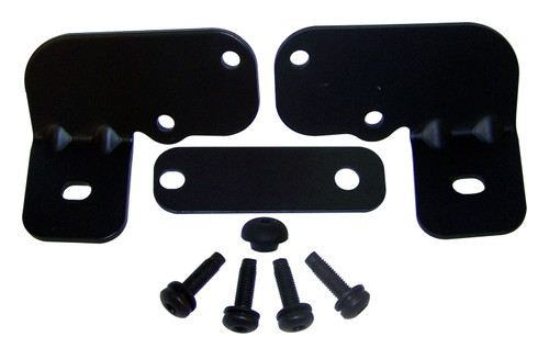 RT Off-Road RT28003 Windshield Light Mount Bracket Set for 2007-2018 Jeep JK Wrangler, Attaches Off-Road Lamps to Windshield Frame
