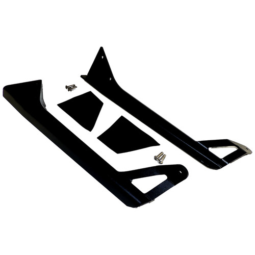 RT Off-Road RT28089 LED Light Bar Windshield Bracket Set Left & Right - Fits 1987-1995 Jeep CJ-8