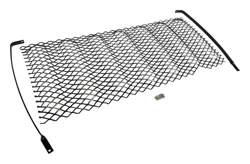 RT Off-Road RT26078 Formed steel 3D One-Piece Grille for 2007-2018 Jeep JK Wrangler, Gloss black powder coat with clear coat polished