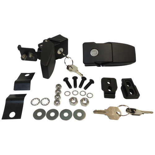 RT Off-Road RT26057 Hood Catch Lock Front Left & Right - Fits 2007-2018 Jeep JK Wrangler, Set of 2