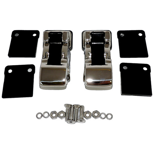 RT Off-Road RT34083 Hood Latch Assembly Front Left & Right Upper & Lower - Fits 1987-1995 Jeep CJ-8