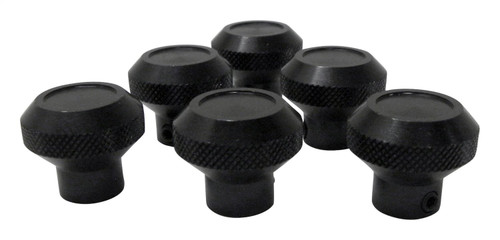 RT Off-Road RT27002 Black Dash Control Knob Set for 1976-1986 Jeep CJ-5, CJ-7, CJ-8, Set of 6