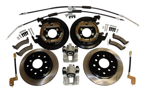 RT Off-Road RT31043 Disc Brake Conversion Kit w/ Slotted Rotors forJeep 97-06 TJ Wrangler, 93-98 ZJ Grand Cherokee, w/ Dana 35 Rear