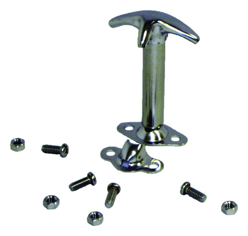 RT Off-Road RT26006 Chrome Hood Catch Kit for Jeep 1941-1945 MB, 1945-1986 CJ-2A, CJ-3A, CJ-3B, CJ-5, CJ-6, CJ-7, CJ-8, 1987-1995 YJ
