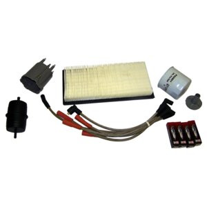 RT Off-Road TK17 Tune Up Kit for Jeep 1987-1990 XJ Cherokee or MJ Comanche w/ 2.5L Engine, Includes Distributor Cap & Rotor, Air