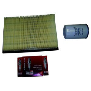 RT Off-Road TK42 Tune Up Kit for 2004-2007 Jeep KJ Liberty w/ 3.7L Engine, Includes Air Filter, Oil Filter & Spark Plugs