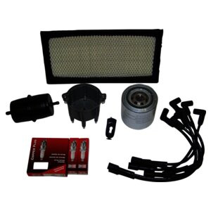 RT Off-Road TK5 Tune Up Kit for 1987-1990 Jeep XJ Cherokee or MJ Comanche w/ 4.0L Engine, Includes Distributor Cap & Rotor, Air
