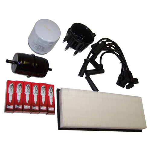 RT Off-Road TK3 Tune Up Kit for 1994-1995 Jeep YJ Wrangler w/ 4.0L Engine, Includes Distributor Cap & Rotor, Air Filter, Fuel Filter