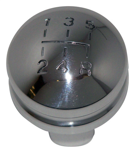 RT Off-Road RT24007 5 Speed Transmission Shift Knob w/ Pattern for Jeep 1994-2006 YJ, TJ Wrangler w/ 10MM Threads, Polished Billet