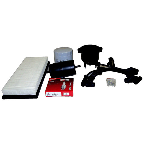 RT Off-Road TK15 Tune Up Kit for 1994-1995 Jeep YJ Wrangler w/ 2.5L Engine, Includes Distributor Cap & Rotor, Air Filter, Fuel