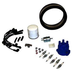 RT Off-Road TK32 Tune Up Kit for 1987-1990 Jeep SJ, J-Series w/ 4.2L Engine, Includes Distributor Cap & Rotor, Air Filter, Fuel