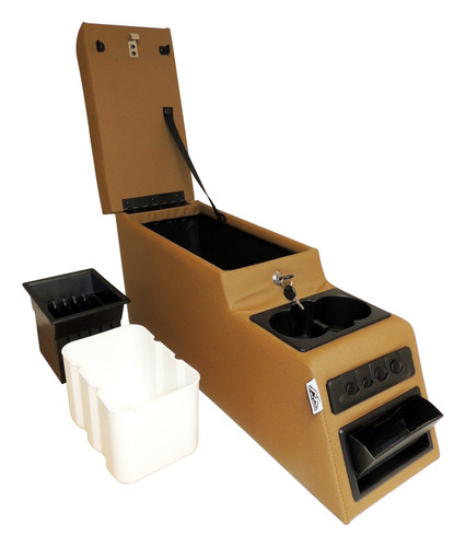 RT Off-Road RT27010 Spice Locking Center Console for 1976-1986 Jeep CJ-5, CJ-7, CJ-8 and 1987-1995 YJ Wrangler, Measures 27.25"x