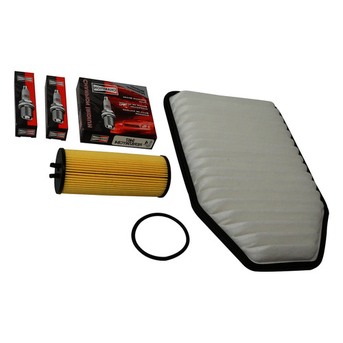 RT Off-Road TK51 Tune Up Kit for 2012-2013 Jeep JK Wrangler w/ 3.6L Engine, Includes Spark Plugs, Air Filter, and Oil Filter