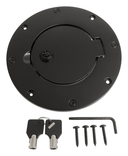 RT Off-Road RT26082 Black Locking Fuel Door for 1997-2006 Jeep TJ Wrangler