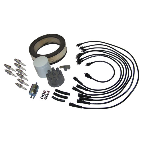 RT Off-Road TK30 Tune Up Kit for 1978-1981 Jeep CJ-5, CJ-7 w/ 5.0L Engine, Includes Distributor Cap & Rotor, Air Filter, Fuel Filter