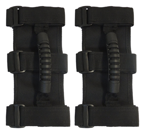 RT Off-Road RT27007 Deluxe Grab Handle Set for Jeep 55-83 CJ-5, 55-75 CJ-6, 76-86 CJ-7, 81-86 CJ-8, 87-95 YJ Wrangler, 97-06 TJ