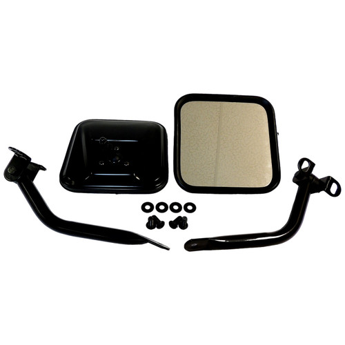 RT Off-Road RT30002 Door Mirror Kit Front Left & Right - Fits 1976-1995 Jeep CJ-5, CJ-7, CJ-8, & YJ Wrangler