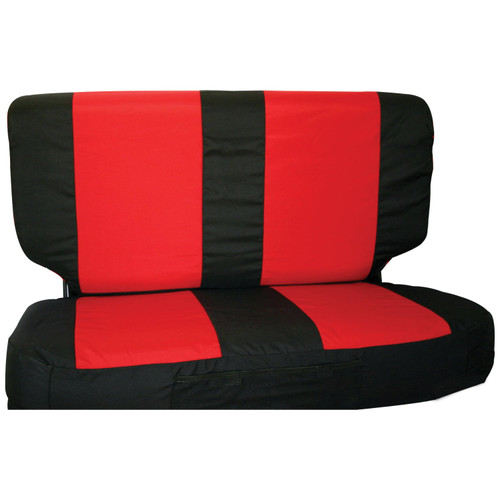 RT Off-Road SCP20130 Seat Cover Set Rear Left & Right Upper & Lower - Fits 1997-2002 Jeep TJ Jeep Wrangler