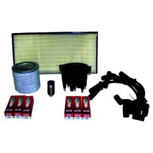 RT Off-Road TK9 Tune Up Kit for 1999 Jeep XJ Cherokee w/ 4.0L Engine, Includes Distributor Cap & Rotor, Air Filter, Oil Filter, Spark