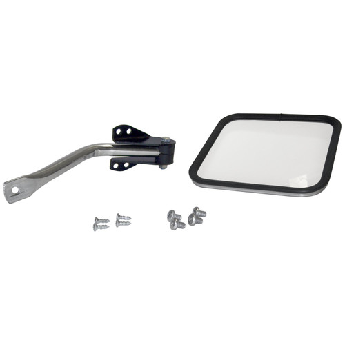 RT Off-Road RT30006 Mirror Kit Front Left - Fits 1955-1995 Jeep CJ-5, CJ-6, CJ-7, CJ-8