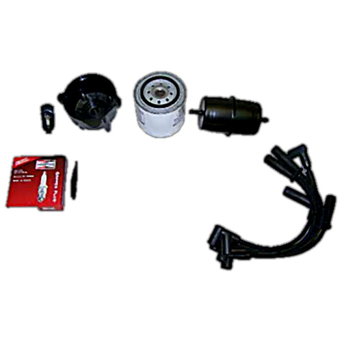 RT Off-Road TK13 Tune Up Kit for 1991-1993 Jeep YJ Wrangler w/ 2.5L Engine, w/ Standard Oil Threads, Includes Distributor Cap &