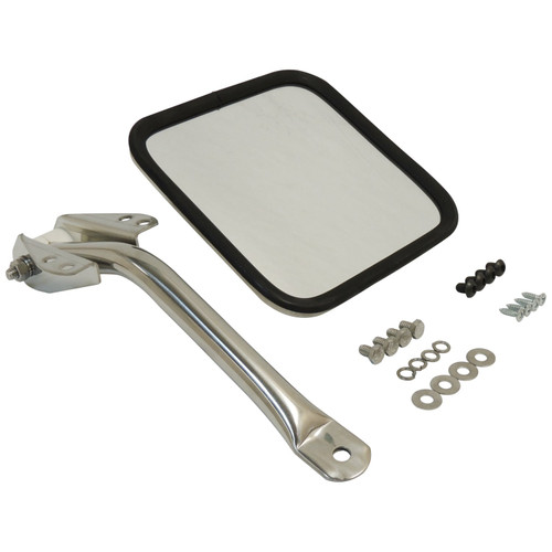 RT Off-Road RT30007 Mirror Kit Front Left - Fits 1955-1986 Jeep CJ-5, CJ-6, CJ-7, CJ-8