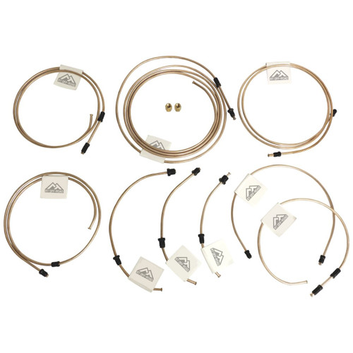 RT Off-Road RT31053 Complete Brake Line Kit for 1997-2001 Jeep XJ Cherokee w/o ABS w/ Chrysler 8.25" Rear Axle