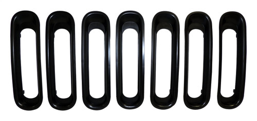 RT Off-Road RT26056 Black Grille Insert Set for 2007-2018 JK Wrangler