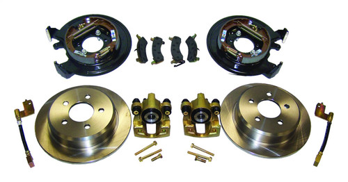 RT Off-Road RT31007 Drum to Disc Brake Conversion Kit for Jeep 1991-2006 YJ, TJ Wrangler, 1991-2001 XJ Cherokee w/ Dana 35 or