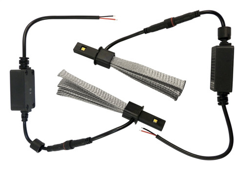 RT Off-Road RT28050 6500K LED Headlight Bulb Kit for All Vehicles w/ H3 Style Bulb, Features Copper Weave Cloth Heat Sink