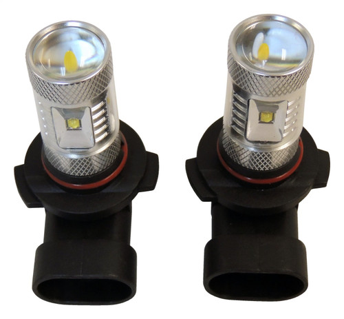 RT Off-Road RT28047 H10 LED Fog Lamp Bulb Kit for Jeep 2007-2009 JK Wrangler w/ OEM Plastic Bumper, 2004-2010 WK, WH, WJ, WG Grand