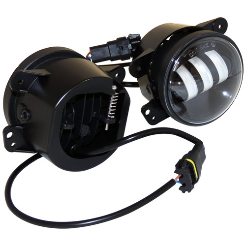 RT Off-Road RT28107 LED Fog Light Set Front Left & Right - Fits 2010-2012 Jeep JK Wrangler