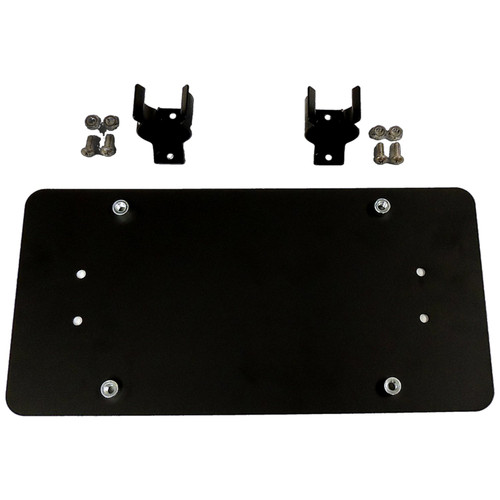 RT Off-Road RT26075 Roller Fairlead License Plate Bracket Front - Fits Jeep