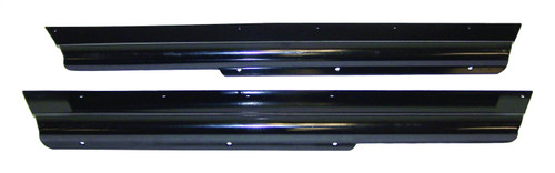 RT Off-Road RT26046 Rocker Panel Guards for 1997-2006 Jeep TJ Wrangler, Black Gloss, Includes Hardware, Set of Two