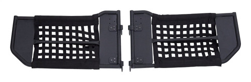 RT Off-Road RT25006 Tube Door Set for 2007-2018 Jeep JK Wrangler w/ 2 Doors, 1.25" Steel Black Powder Coated Tubing w/ Nylon Netting