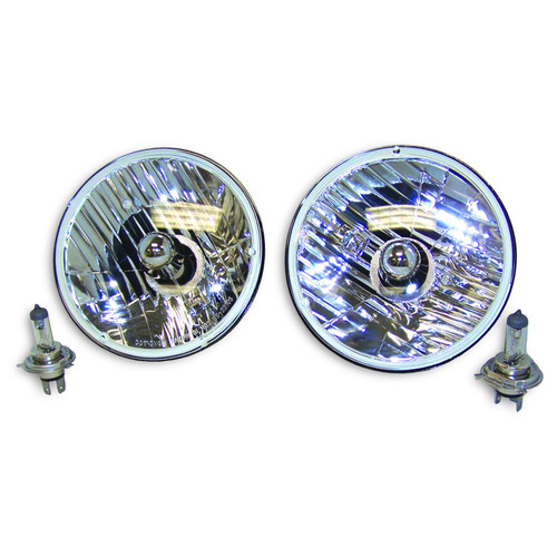 RT Off-Road RT28006 Halogen Light Conversion Kit Left & Right - Fits 1969-1986 Jeep CJs or TJ Wrangler