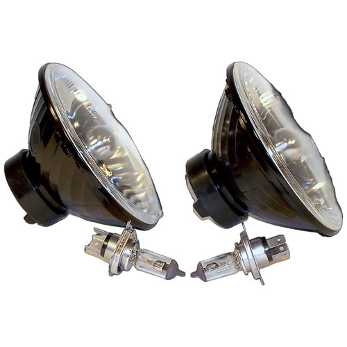 RT Off-Road RT28006 Halogen Light Conversion Kit Left & Right - Fits 1969-1986 Jeep CJs or TJ Wrangler