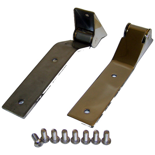 RT Off-Road RT34049 Tailgate Hinge Set Rear Upper & Lower - Fits 1987-1995 Jeep YJ Wrangler, Set of 2