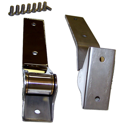 RT Off-Road RT34049 Tailgate Hinge Set Rear Upper & Lower - Fits 1987-1995 Jeep YJ Wrangler, Set of 2