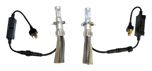 RT Off-Road RT28051 LED Headlight Bulb Kit, Replaces H4 Bulb for Jeep 1997-2006 TJ Wrangler, 1987-1995 YJ Wrangler, 1984-2001 XJ